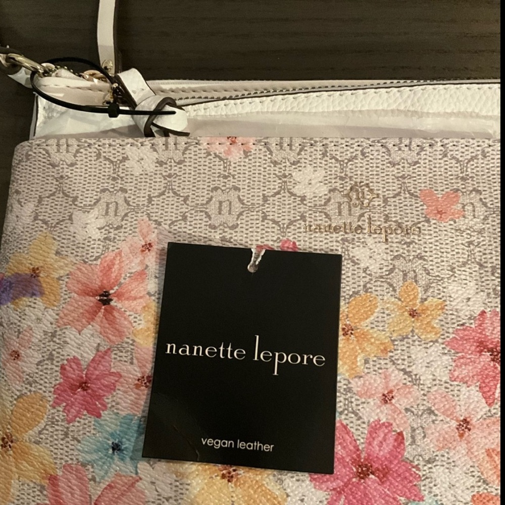 Nanette Lepore Pink Floral Crossbody Bag - Picture 10 of 12